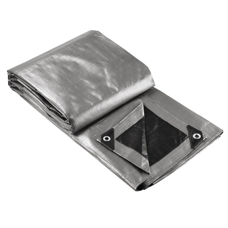 HEAVY DUTY TARPAULIN WATERPROOF CAMPING GROUND SHEET TARP CAR BOAT